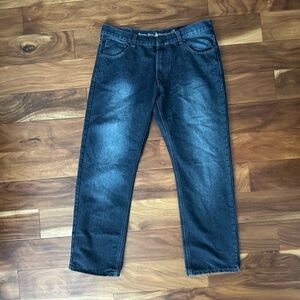 Beverly Hills Polo Club Dark Denim Straight Leg Jeans size 36x32